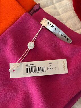 Trina Turk Coco Dress Colorblock 8 NWT
